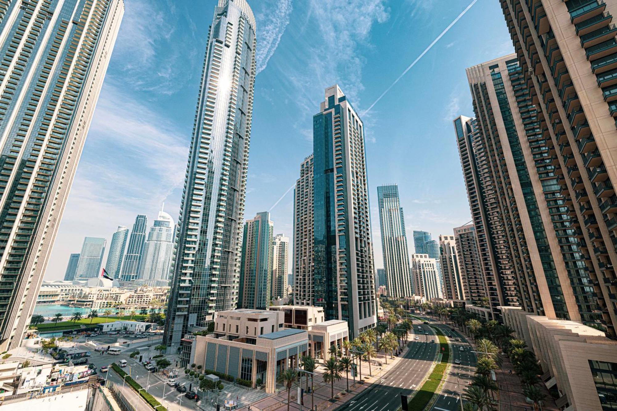 Burj Crown - Sky High, Downtown Ocean View, Opposite Mall Appartamento