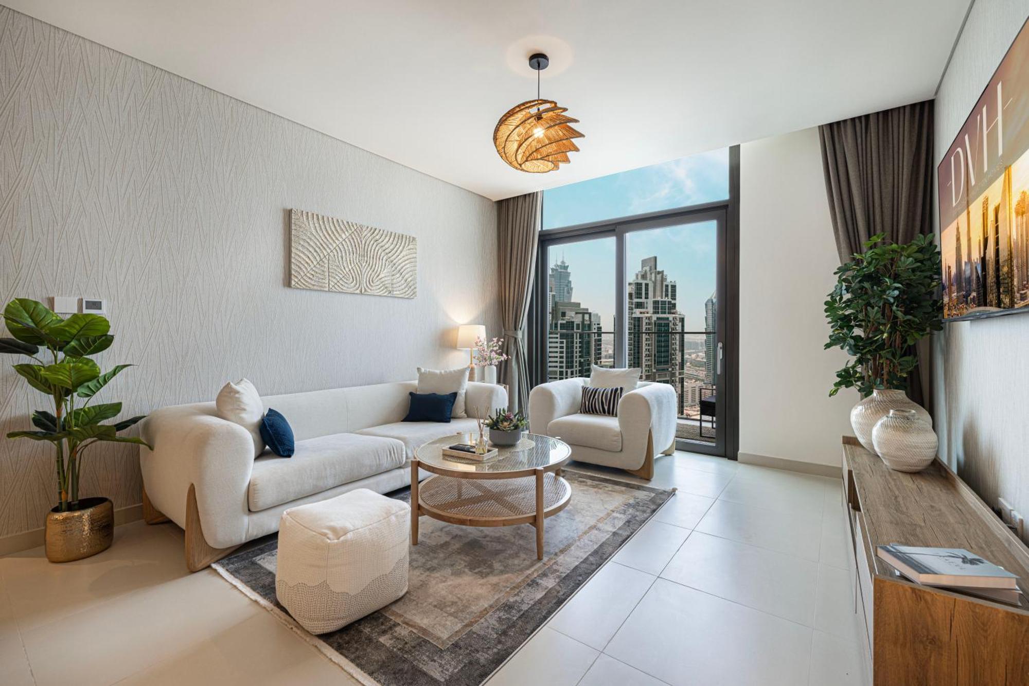 Burj Crown - Sky High, Downtown Ocean View, Opposite Mall Appartamento *
