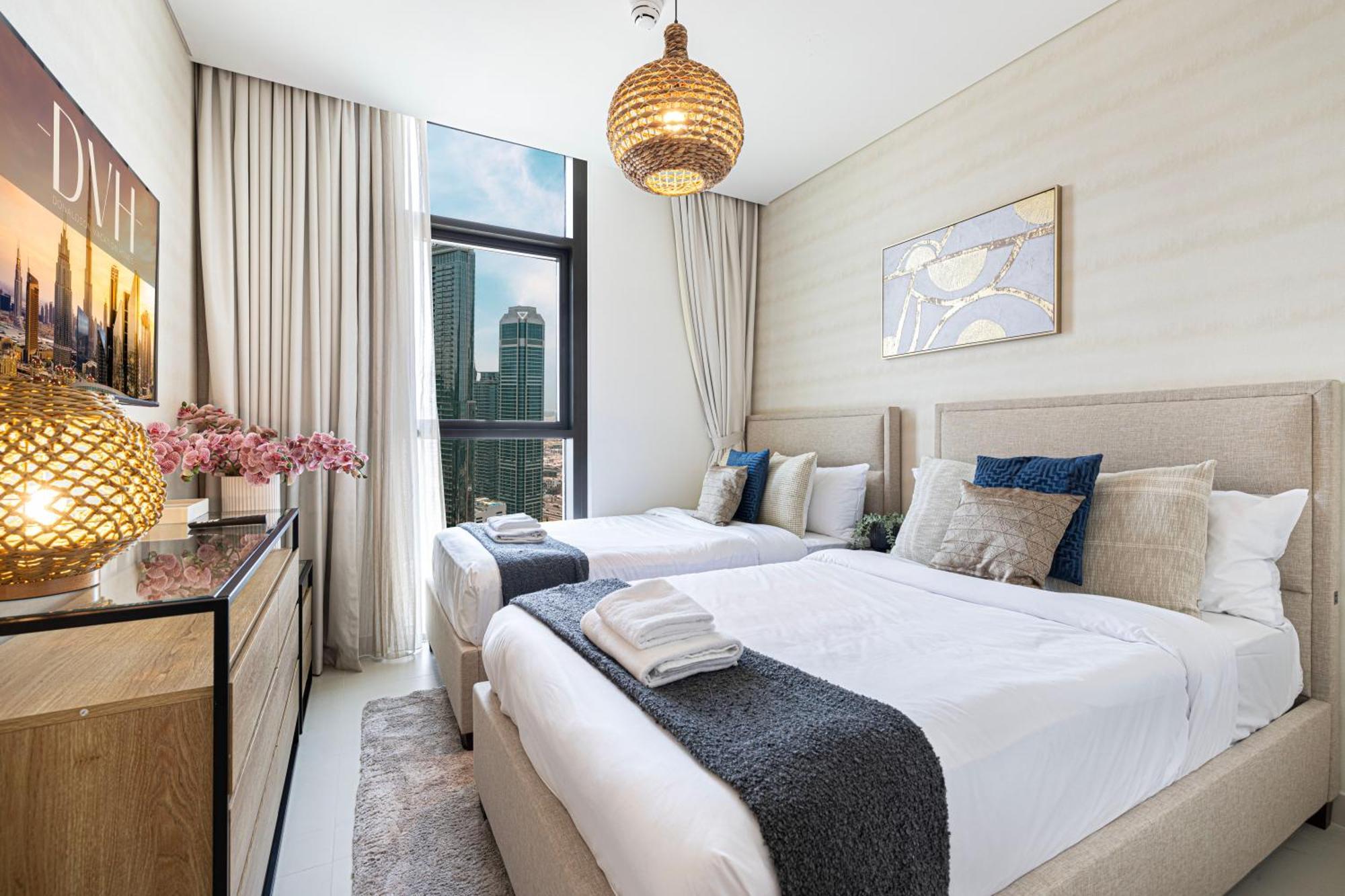 Burj Crown - Sky High, Downtown Ocean View, Opposite Mall Appartamento
